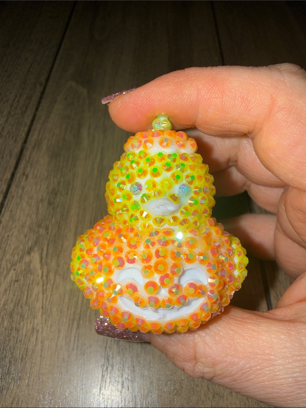 Halloween 3D printed pumpkin duck bedazzled jeep ducks cruising ducks